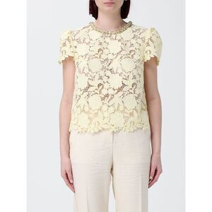 Self-Portrait Top Woman Yellow